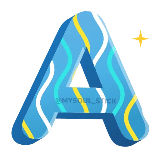 Стикерпак ʙɪʀᴛʜᴅᴀʏ ʟᴇᴛᴛᴇʀs ᴀʙᴄ для Telegram