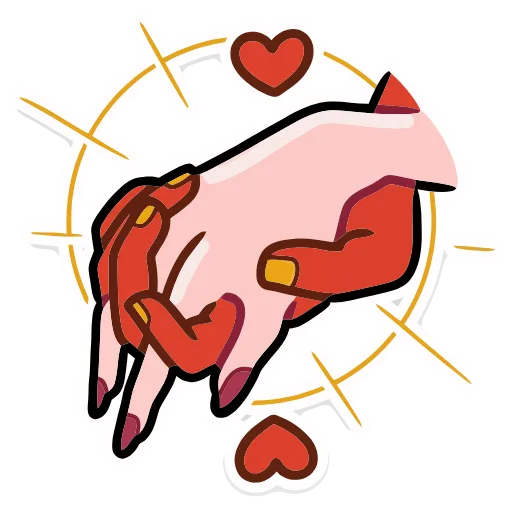 ❤️ Эмодзи «Мистический шёпот» для Telegram