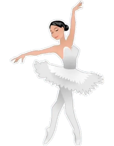 💃 Стикер «White Белые» для Telegram