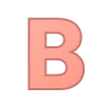 🤩 Эмодзи «Буквы персикового цвета и смайлики» для Telegram