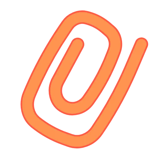 🐶 Эмодзи «Оранжевые буквы, векторные» для Telegram