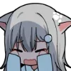 😭 Эмодзи «Nachoneko» для Telegram