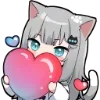 🥰 Эмодзи «Nachoneko» для Telegram