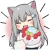 🍰 Эмодзи «Nachoneko» для Telegram
