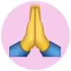 👍 Эмодзи «Розовый градиент» для Telegram