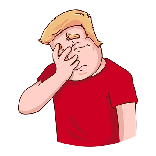🤦‍♂️ Стикер «Халявщики» для Telegram