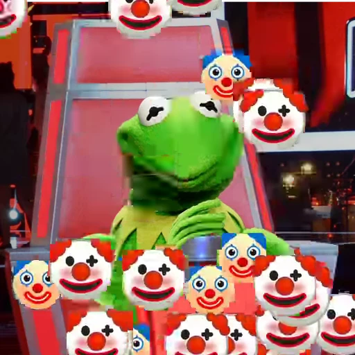 🤡 Стикер «Что-то на лягушачьем (Кермит)» для Telegram