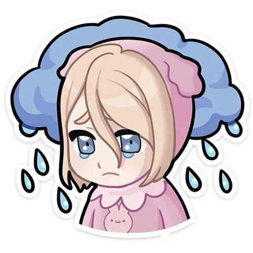 😭 Стикер «Нана» для Telegram