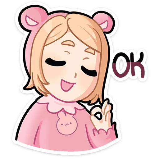 👌 Стикер «Нана» для Telegram