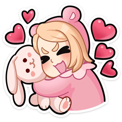 🥰 Стикер «Нана» для Telegram