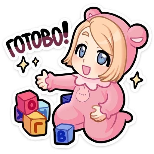 😅 Стикер «Нана» для Telegram