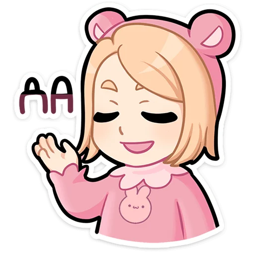 😌 Стикер «Нана» для Telegram