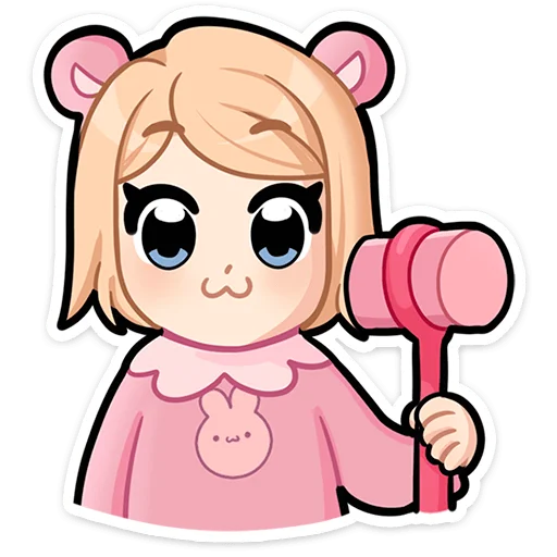 🔨 Стикер «Нана» для Telegram
