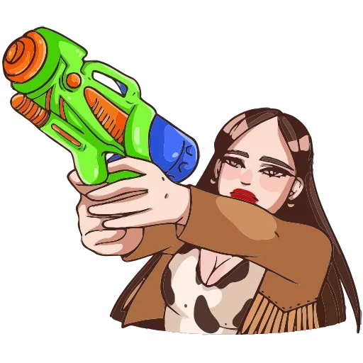🔫 Эмодзи «Нэнси» для Telegram