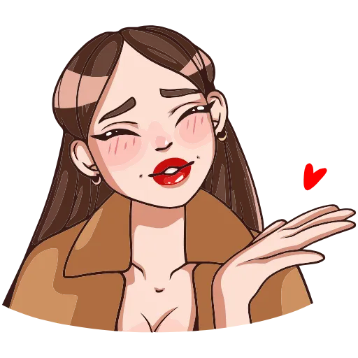 😘 Эмодзи «Нэнси» для Telegram