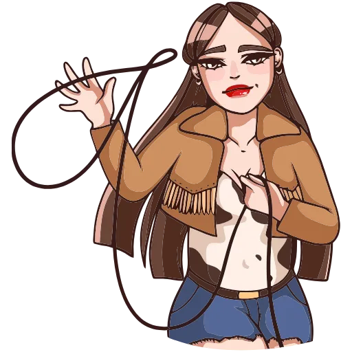 😈 Эмодзи «Нэнси» для Telegram