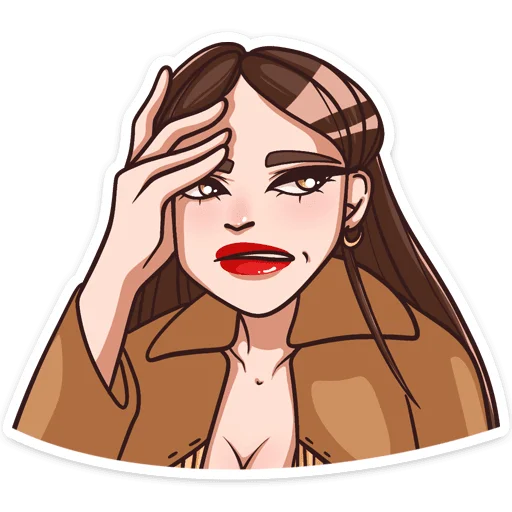 🤦‍♀ Стикер «Нэнси» для Telegram