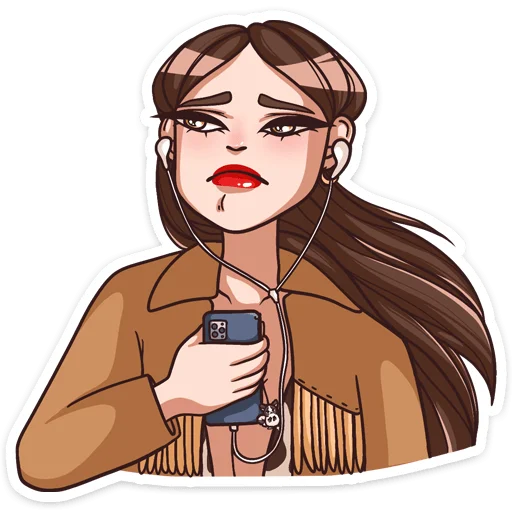 🎧 Стикер «Нэнси» для Telegram