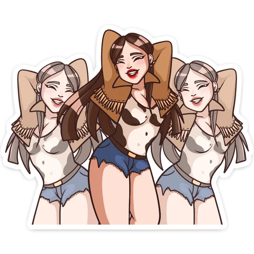 💃 Стикер «Нэнси» для Telegram