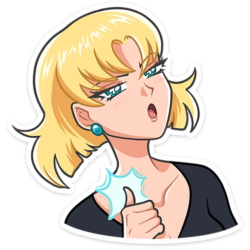 👱‍♀️ Стикер «Наоко» для Telegram