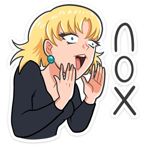 👱‍♀️ Стикер «Наоко» для Telegram