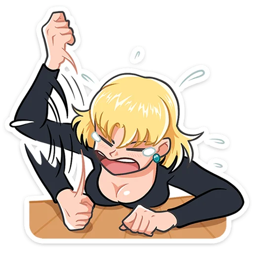 👱‍♀️ Стикер «Наоко» для Telegram