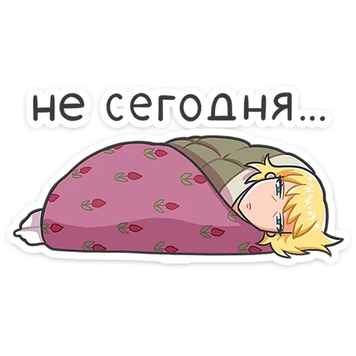 👱‍♀️ Стикер «Наоко» для Telegram