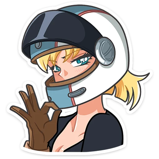 👱‍♀️ Стикер «Наоко» для Telegram