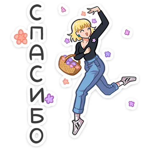 👱‍♀️ Стикер «Наоко» для Telegram