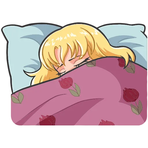 😴 Эмодзи «Наоко» для Telegram