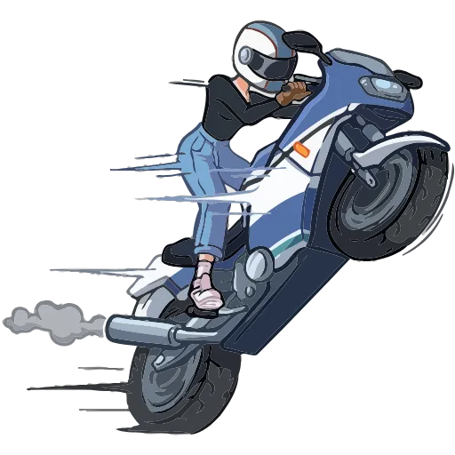 🏍 Эмодзи «Наоко» для Telegram