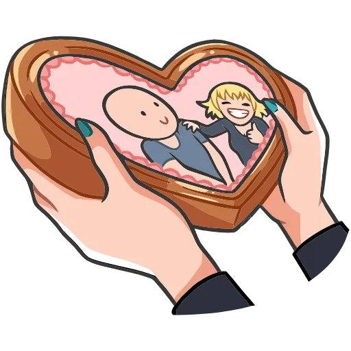 ❤️ Эмодзи «Наоко» для Telegram