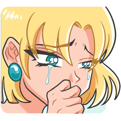 😭 Эмодзи «Наоко» для Telegram