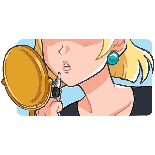 💋 Эмодзи «Наоко» для Telegram