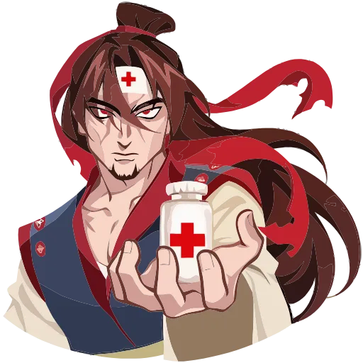 💊 Эмодзи «Нао-сан» для Telegram