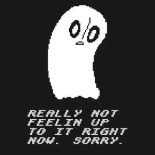 👻 Стикер «Napstablook Undertail» для Telegram