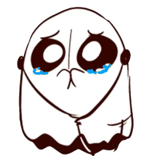 👻 Стикер «Napstablook Undertail» для Telegram