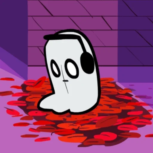 👻 Стикер «Napstablook Undertail» для Telegram
