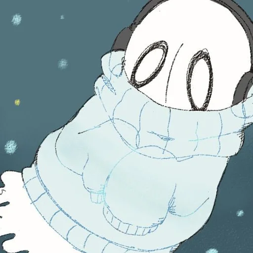 👻 Стикер «Napstablook Undertail» для Telegram
