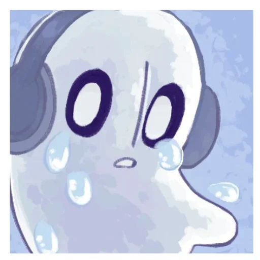 👻 Стикер «Napstablook Undertail» для Telegram