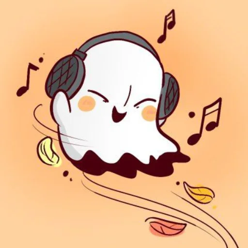 👻 Стикер «Napstablook Undertail» для Telegram