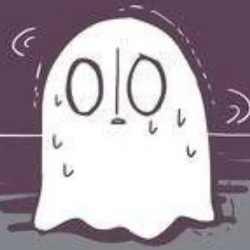 👻 Стикер «Napstablook Undertail» для Telegram