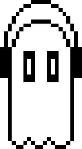 👻 Стикер «Napstablook Undertail» для Telegram