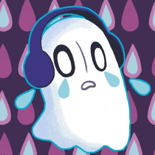 👻 Стикер «Napstablook Undertail» для Telegram