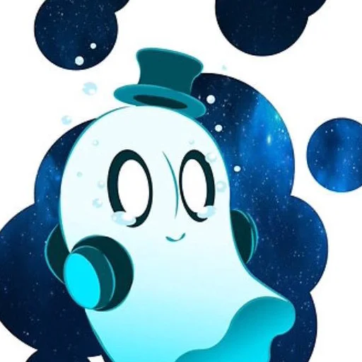 👻 Стикер «Napstablook Undertail» для Telegram