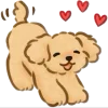 Стикерпак нарисованные собачки для Telegram