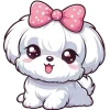 🎀 Эмодзи «нарисованные собачки» для Telegram