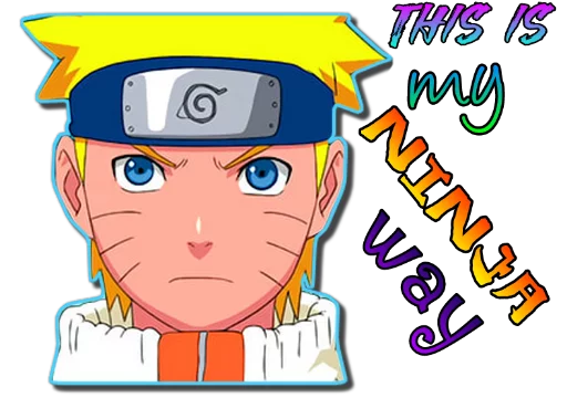 😠 Стикер «NARUTO [รקร]» для Telegram