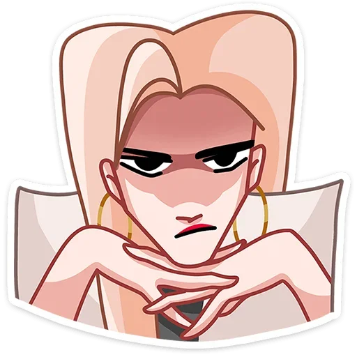 😕 Стикер «Наташа» для Telegram