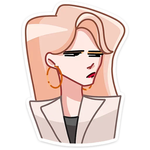 😕 Стикер «Наташа» для Telegram